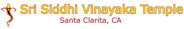 Sri Siddhi Vinayaka Temple Santa Clarita Logo